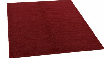 Red carpet isolated on a white background