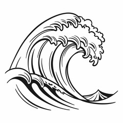 vector illustration of a Wave