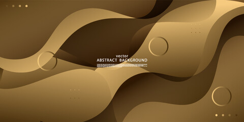 Brown dynamic abstract vector background with shadow, Creative premium gradient. Smart business design 3D cover. Vector Eps10