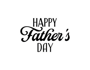 Happy Fathers day lettering