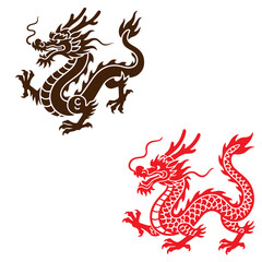 Chinese Dragon Illustration