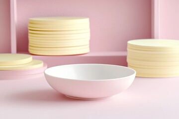 Clean Product Packaging Design Concepts with Pastel Colors and Minimalist Staging