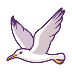 seagull, animal, vector, transparent background, wing, feather, freedom, wildlife, beak, nature, cute, isolated, sea gull, wings