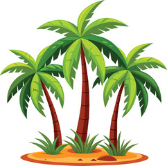 palm trees,  tropical design vector illustration