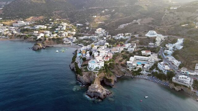 Sunrise Over Bali Village, Crete, Greece