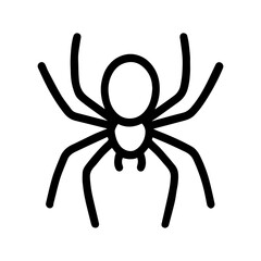Spider icon on white background vector
Vector line icon animals