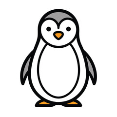 penguin with ice cream
