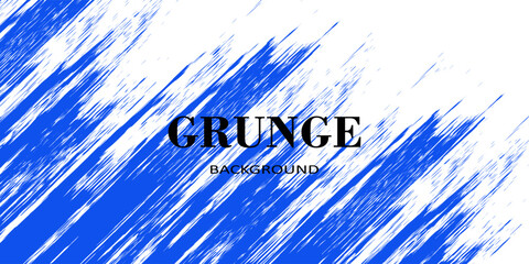 Abstract Blue Diagonal Line Grunge Texture In White Background. Vector Ilustration