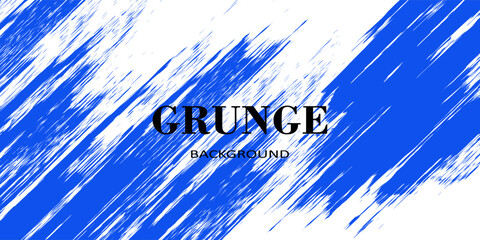 Abstract Blue Diagonal Line Grunge Texture In White Background. Vector Ilustration