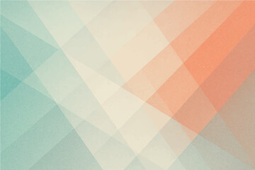 Abstract light pastel soft pink light turquoise cyan silver white abstract pattern background. Geometric. Line stripe angle facet triangle fold. Color gradient. Noise grain. Business, tech. Design.
