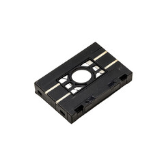 Fototapeta premium Close-up of an Empty Vintage 8mm Film Cassette