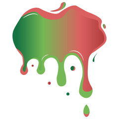 Watermelon Liquid Splash Vector Illustration