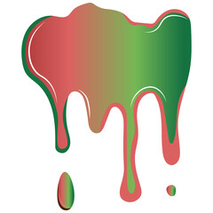 Watermelon Liquid Splash Vector Illustration