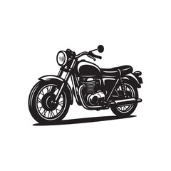 Fototapeta premium classic motorcycle vector