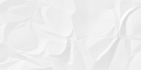 White crumple obsolete billboard rumple. wrinkle ripped creased white crumple aged closeup craft document grunge recycling paper background.	
