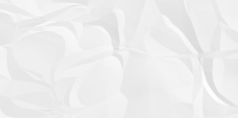 White crumple obsolete billboard rumple. wrinkle ripped creased white crumple aged closeup craft document grunge recycling paper background.	
