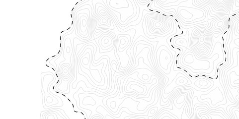 Minimal Lines Topographic contour lines grid map seamless pattern. Geographic mountain relief. Abstract lines background. Contour maps. illustration, Topo contour map design.