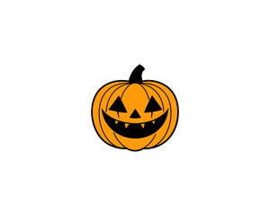 Halloween Pumpkin Faces Vector – Scary, Cute, Funny Jack-o’-Lantern Carved Pumpkins for Fall Design and Decoration.