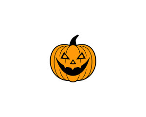 Halloween Pumpkin Faces Vector – Scary, Cute, Funny Jack-o’-Lantern Carved Pumpkins for Fall Design and Decoration.