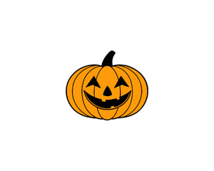 Halloween Pumpkin Faces Vector – Scary, Cute, Funny Jack-o’-Lantern Carved Pumpkins for Fall Design and Decoration.