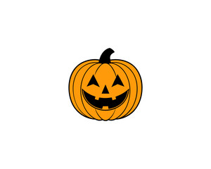 Halloween Pumpkin Faces Vector – Scary, Cute, Funny Jack-o’-Lantern Carved Pumpkins for Fall Design and Decoration.
