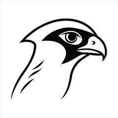 Falcon Head Banner Design