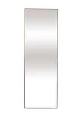 blank billboard isolated on white  Brass Floor Length Mirror