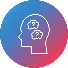 Conecern Line Gradient Circle Background Icon