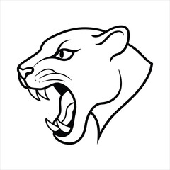 Majestic Jaguar Head Illustration for Banners and Ads