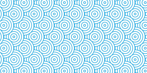 Minimal vector Overlapping Pattern Minimal diamond geometric waves spiral abstract circle wave line. blue seamless tile stripe geometric create retro line pattern background.