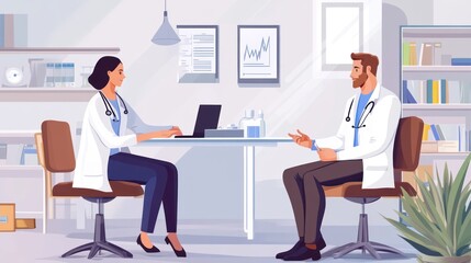 Doctors' consultation room