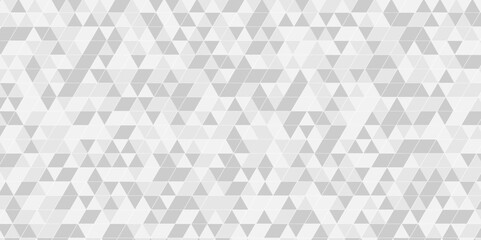 Abstract geometric background vector seamless technology gray and white background. Abstract geometric pattern gray Polygon Mosaic triangle Background, business and corporate background.