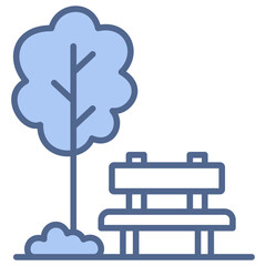 Park Blue Icon