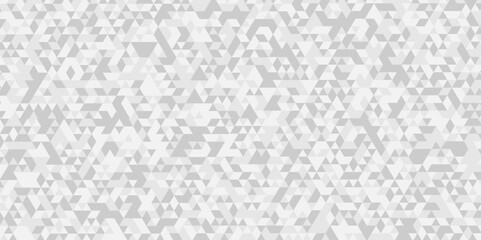 Abstract geometric background vector seamless technology gray and white background. Abstract geometric pattern gray Polygon Mosaic triangle Background, business and corporate background.	
