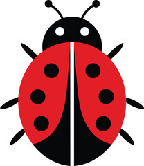 Obraz premium Ladybug vector illustration