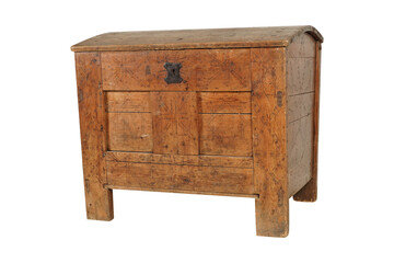 old wooden chest  Antique French Oak Chest