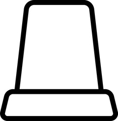 Emergency Siren Flat Icon Symbol