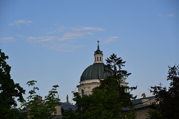 kopuła kościoła Warszawa Świętej Anny w Warszawie © Miroslaw