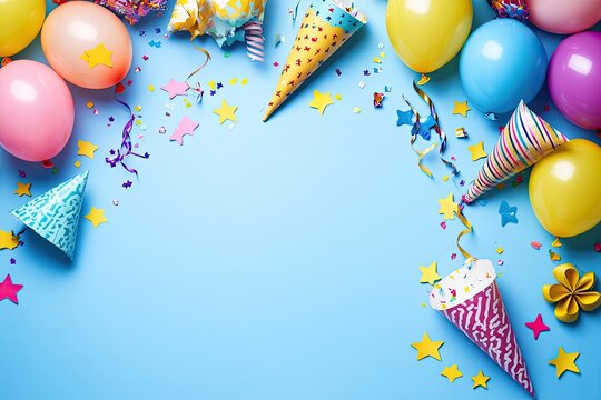 Colorful party decorations