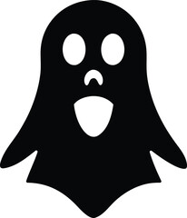 ghost mind blown vector icon.