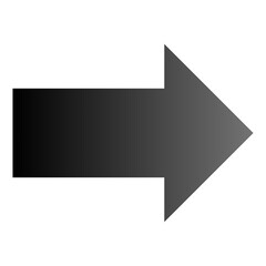 simple vector gradient right direction icon