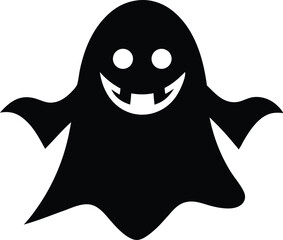 ghost mischievous vector icon.