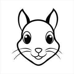 Squirrel Head Banner Design