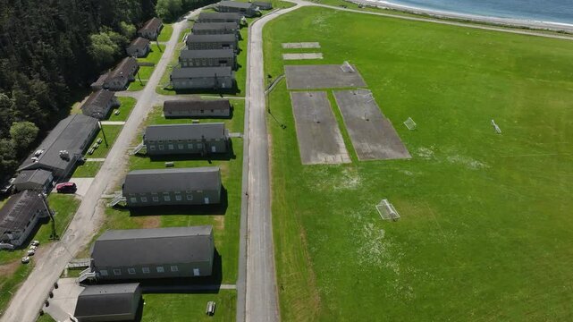 Military barracks at Fort Casey on Whidbey Island.