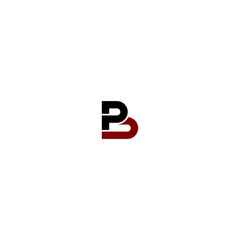 Initials Letter PB Logo