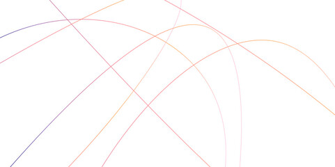 Random chaotic lines abstract geometric pattern.white color in backdrop.