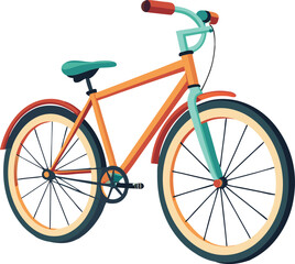 Bicycle vector art design new