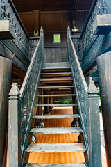 Nuwo Sesat is one of the traditional houses in Lampung Province. Nuwo Sesat serves as a traditional meeting place. This house is mostly made of wood. 