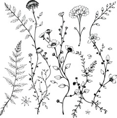 abstract floral design