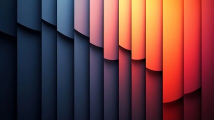 Abstract Gradient Stripes: A Dynamic Color Spectrum Design